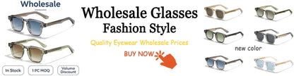 HBK New Fashion Sunglasses Men Vintage Square Gradient Sun Glasses Outdoor Sports Party Vacation Travel Driving Eyeglasses
