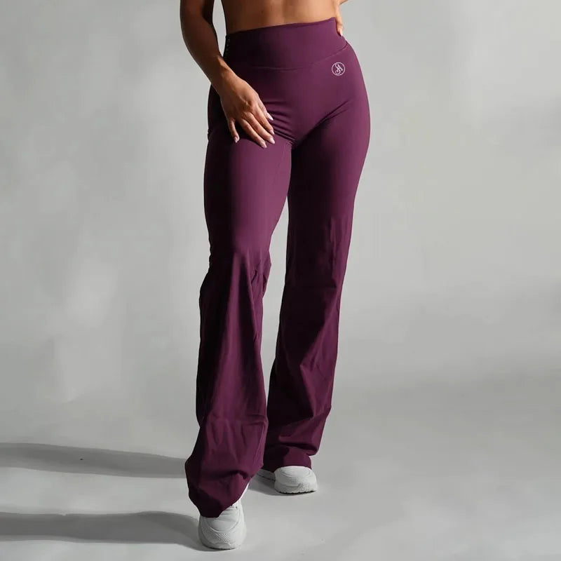 Women's Yoga Pants Versatile Loose Wide-Leggings Fitness Hip-Lifting Pants