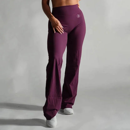 Women's Yoga Pants Versatile Loose Wide-Leggings Fitness Hip-Lifting Pants