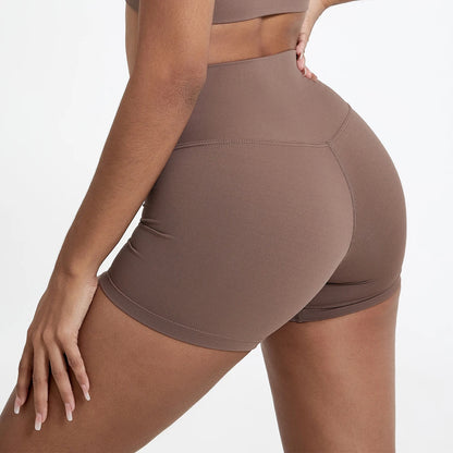 Hearuisavy Women's Sports Shorts Summer Running Fitness Shorts Gym High Waisted Yoga Pands Breathable Quick Dry Workout Leggings