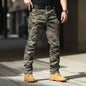 Men Outdoor Pants Multi Pockets Elastic Tactical Pant Waterproof Plus Size Casual Cargo Trousers Pockets Men Clothing