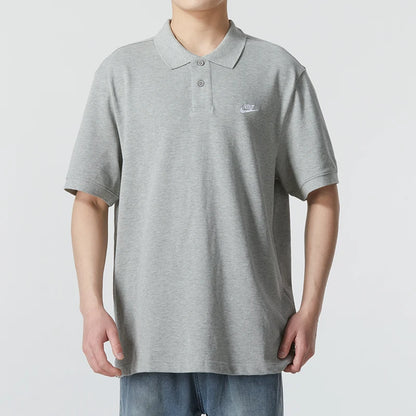 Nike Men's T-Shirt Casual Lapel Breathable Comfortable Cotton Polo Shirt Short Sleeve Fn3895-063