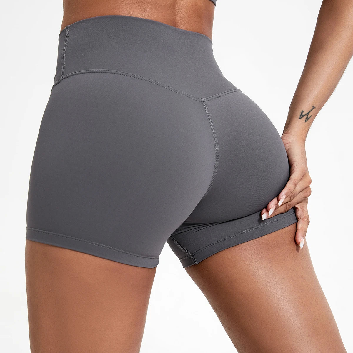 Hearuisavy Women's Sports Shorts Summer Running Fitness Shorts Gym High Waisted Yoga Pands Breathable Quick Dry Workout Leggings