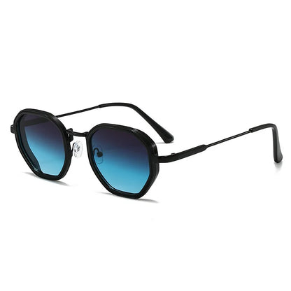 1 Pair Unisex Round Metal Fashionable Sunglasses Vintage Irregular punk Man Sun Glasses Classic UV400 Male Female Eyeglasses