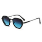 1 Pair Unisex Round Metal Fashionable Sunglasses Vintage Irregular punk Man Sun Glasses Classic UV400 Male Female Eyeglasses