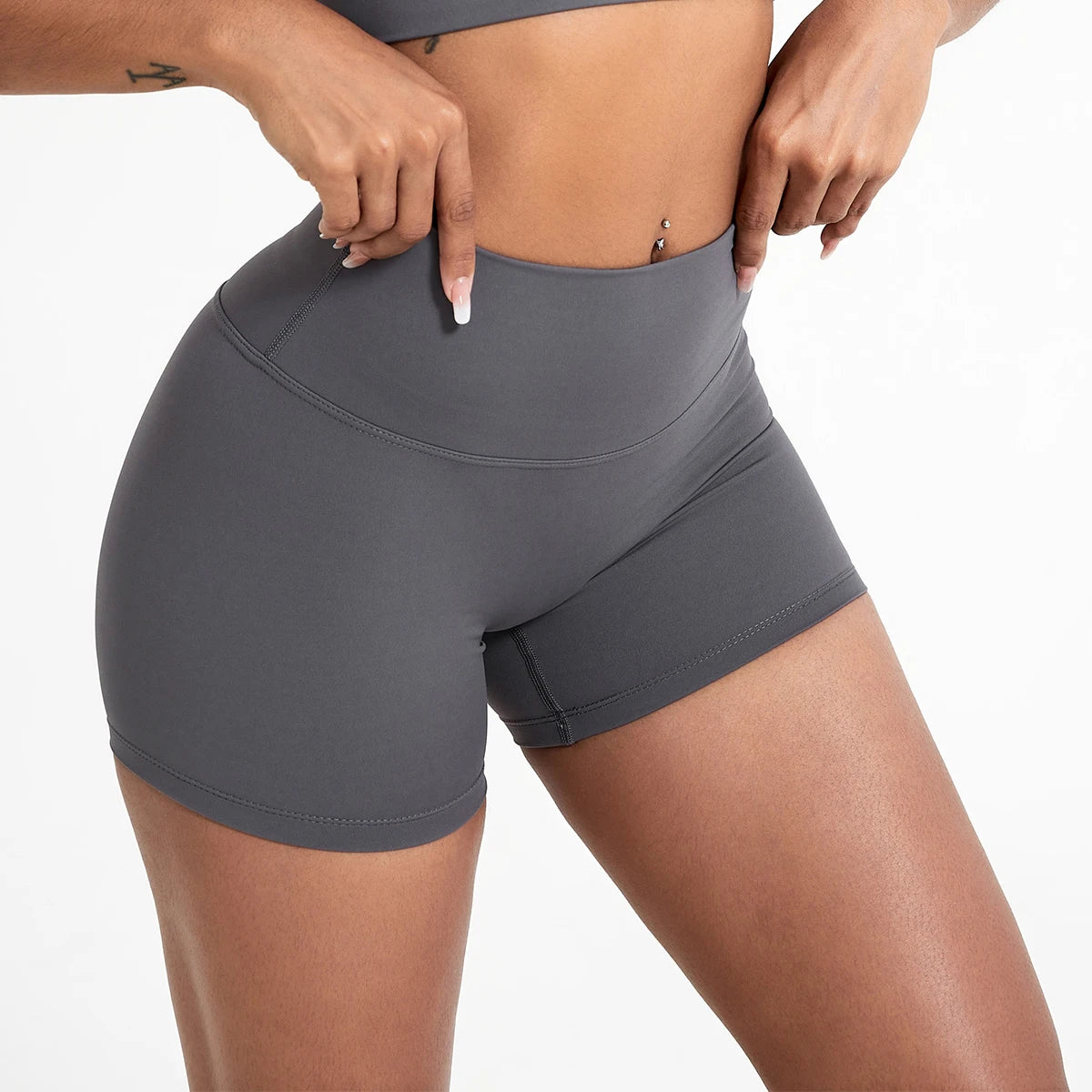 Hearuisavy Women's Sports Shorts Summer Running Fitness Shorts Gym High Waisted Yoga Pands Breathable Quick Dry Workout Leggings