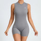 Allure The Brand Women Backless Romper ATB High Support Backless Sport Jumpsuit Hollow Gym Bodycon Short Jumpsuit Playsuit Women