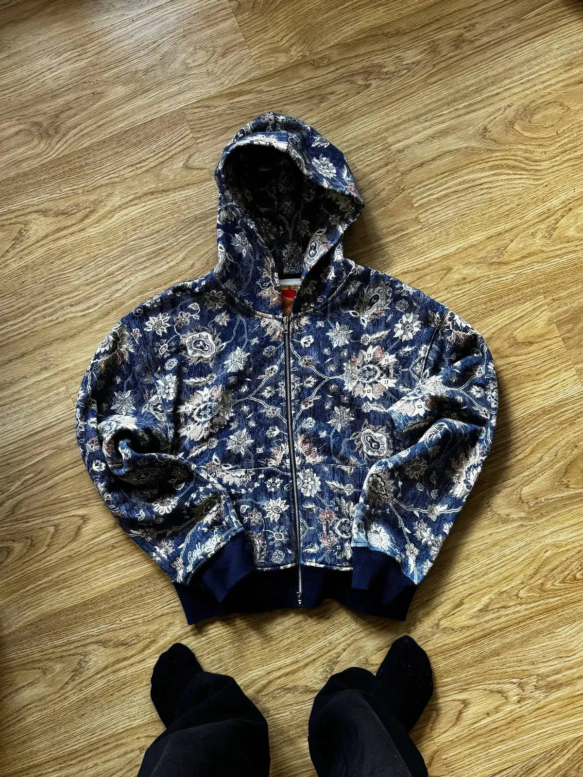 Mountainous Carving Harajuku Hoodie Y2K New Fleece Thickened Got Print Zipper Hoodie Women Street Hip Hop Joker Loose Sweatshirt