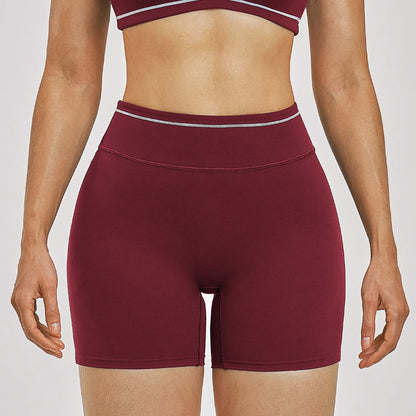 Women Running Sports Shorts Buttock Lift Gym Leggings Women Summer Shorts Cycling Slim Fit Workout Shorts High Waist Yoga Shorts