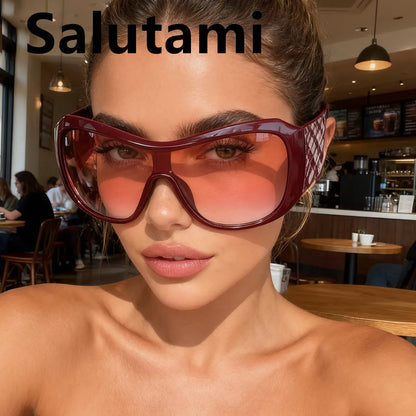 one piece sunglasses for women men vintage square shield gradient hip hop sun glasses female sexy driving shades
