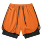 Women's Gym Workout Running 2 in 1 Shorts Summer Athletic Quick Dry Dual-Layered Shorts with Phone Pocket Towel Loop Activewear