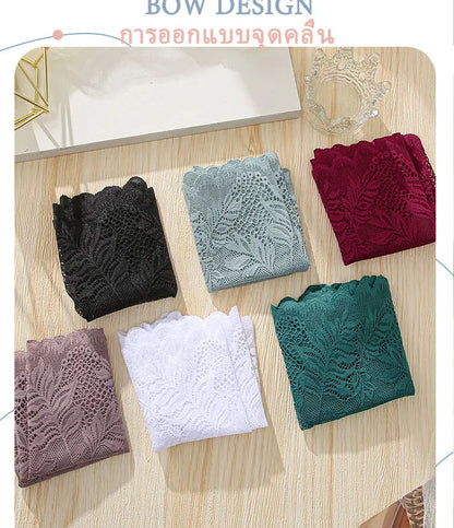 3pcs Women's Sexy Lace Bras for Women With Floral Edges seduction seamless briefs Exquisite Underwear  Comfort Underpants