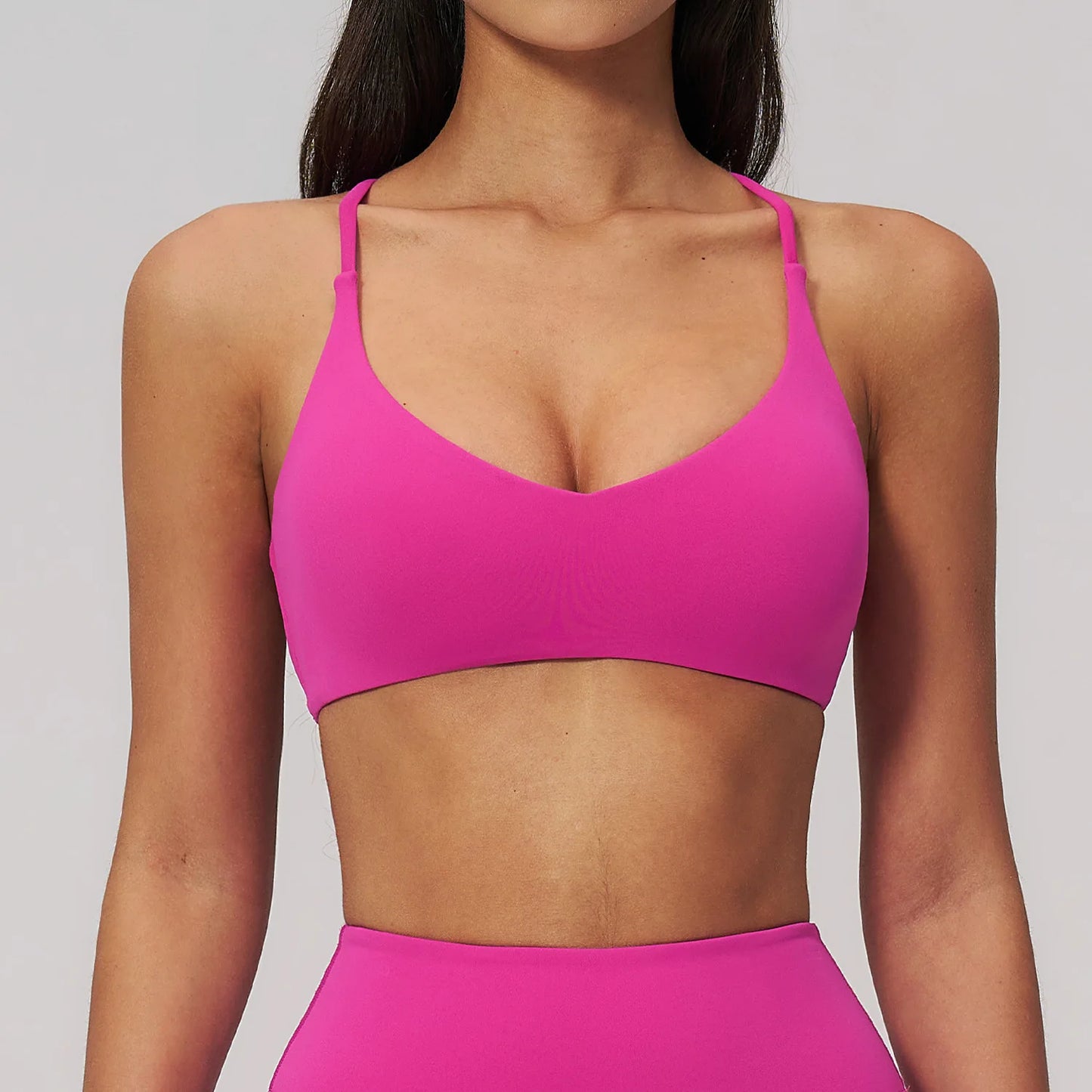 Sports Bras Woman Quick-Dry Women Underwear Sporty Woman Top Summer Slim Fit Casual Backless Running Sports Wear Female Clothing