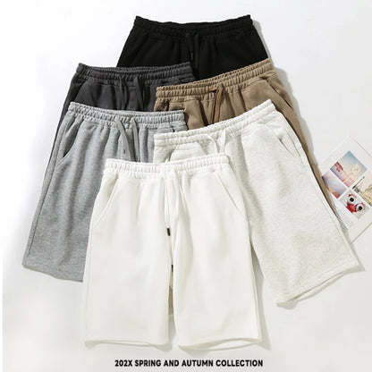 Ultra-thin Cotton Neutral Capris Comfortable Versatile For Outdoor Training Loose and Breathable Shorts For Sports