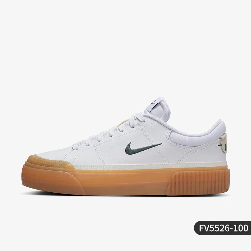 Nike genuine seasonal new women's simple, casual, wear-resistant low top board shoes FV5526-100