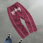 Men's Trendy Skull And Thorn Print Casual Athletic Pants Fitness Training Pants Suitable For Daily Commute And Fashionable Wear