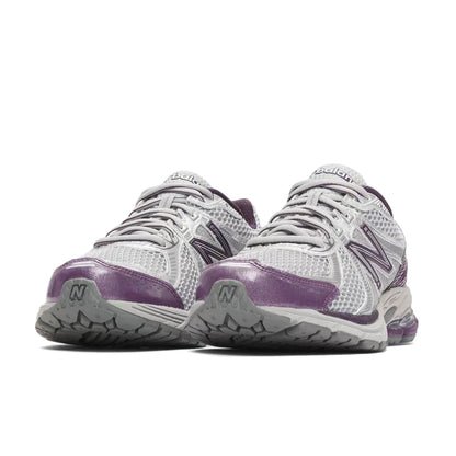New Balance 860 v2 Y2K Unisex Low-Top Running Shoes – Silver/Purple, Retro Millennium Mesh, Comfortable & Breathable ML860PP2