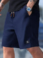Summer Men's Waffle Texture Casual Sports Beach Shorts Quick Dry Trendy Versatile Bermuda Shorts Streetwear Lightweight