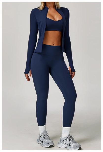 2/3PCS Sportswear Seamless Yoga Set Gym Clothes Sportswear Yoga Suits For Women Fitness Set Tracksuits Sports Bra Gym Leggings