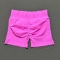 HISTELLO Women Sports Impact Shorts Seamless Low Waist Scrunch Bum Butt Lifting Stretch Gym Yoga Workout Fitness Short Leggings