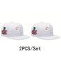1/2/3/4PCS Fashion Unisex LA Embroidery Baseball Caps Los Angeles Snapback Hat Angel Wings Hip Hop Caps Outdoor Adjustable Hats