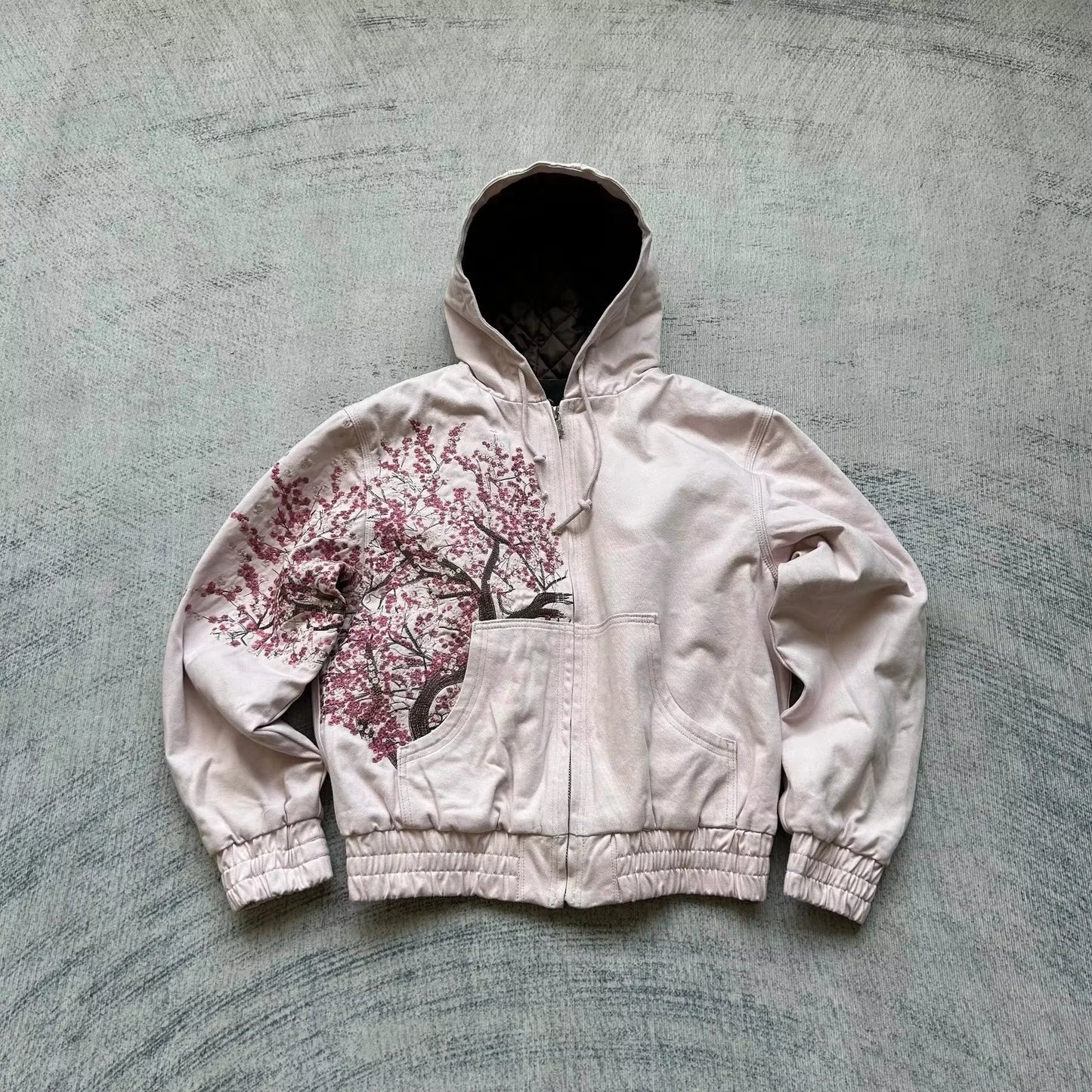 Mountainous Carving Harajuku Hoodie Y2K New Fleece Thickened Got Print Zipper Hoodie Women Street Hip Hop Joker Loose Sweatshirt