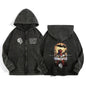 Darc Wolves Sport Zip Up Hoodies for Unisex Cotton Print Gothic Harajuku Jacket Hooded Sweatshirts Casual Manga Pullover