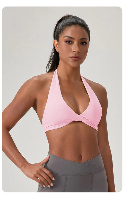high-intensity sports bra for women's running, shockproof and high elasticity yoga vest, outdoor fitness sports bra