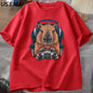 Unisex Gamer Capybara Shirt, Capybara Tank Top, Graphic Cute Rodent T-shirt, Funny Animal Gaming with Controller, Unique