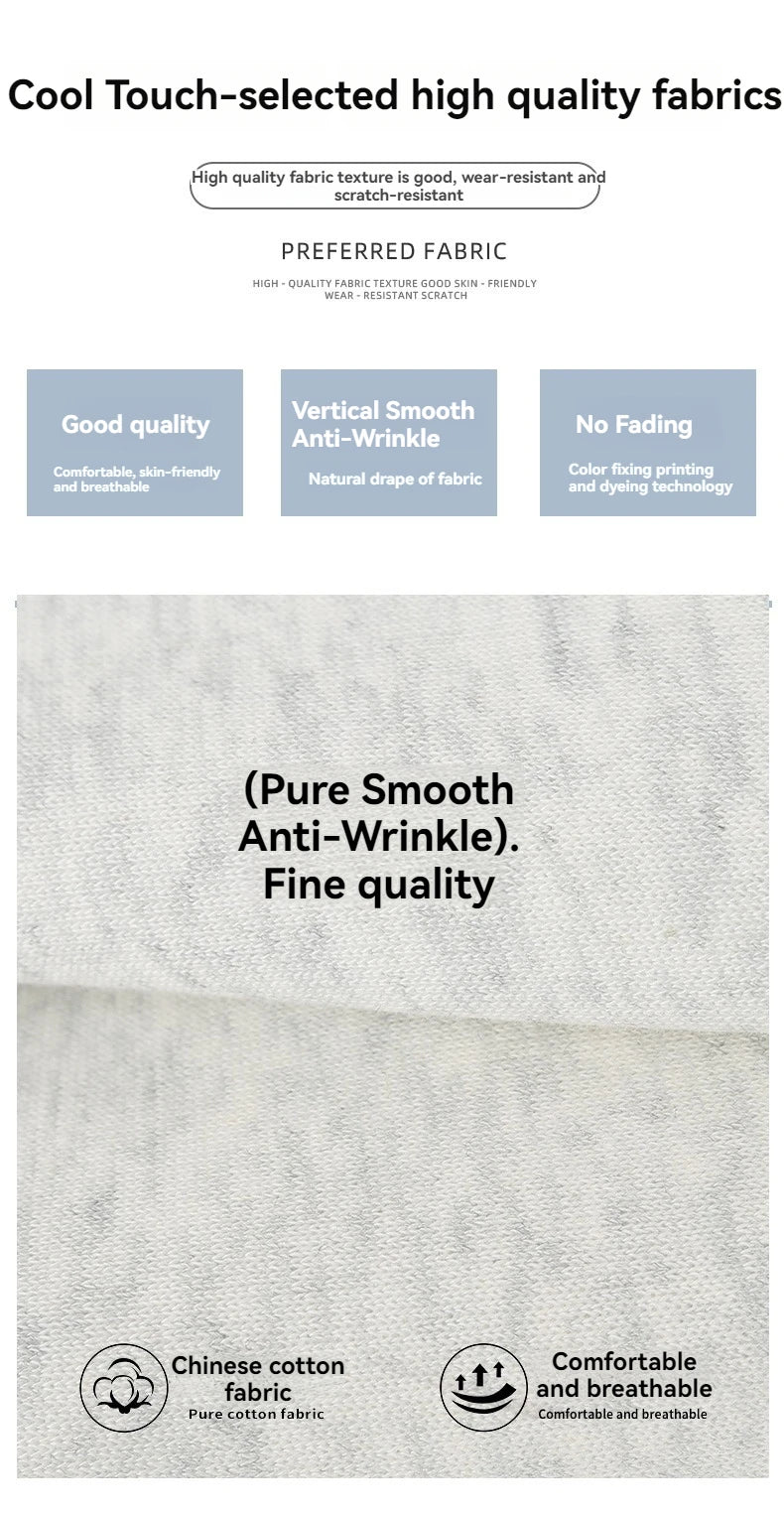 Ultra-thin Cotton Neutral Capris Comfortable Versatile For Outdoor Training Loose and Breathable Shorts For Sports