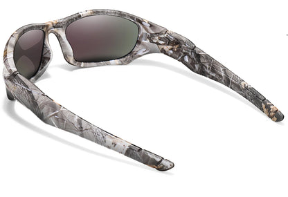 Polarized Fishing Sunglasses for Men Women Classic Camouflage Shades with UV Protection for Outdoor Driving Cycling Hiking