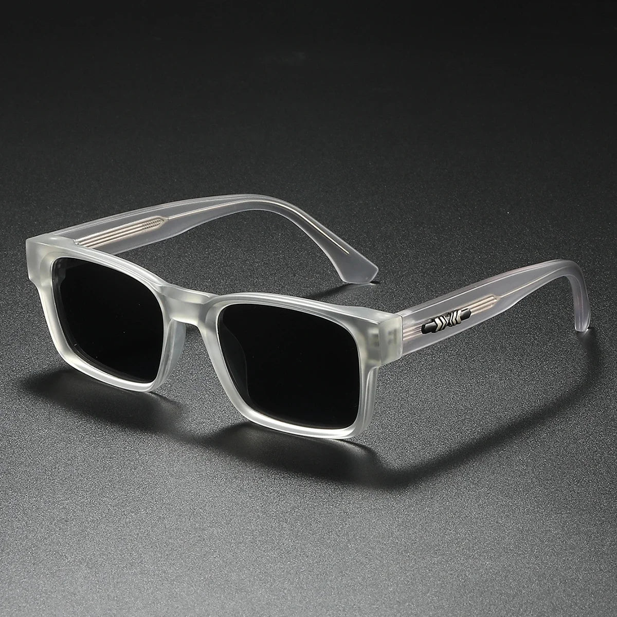 Quality Square Polarized Sunglasses Men Metal Core UV400 Unisex Sun Glasses Travel Hiking Beach Fishing Eyewear