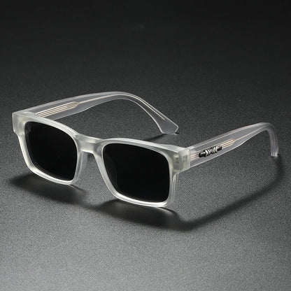 Quality Square Polarized Sunglasses Men Metal Core UV400 Unisex Sun Glasses Travel Hiking Beach Fishing Eyewear