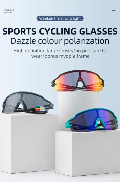 ROCKBROS Cycling Glasses Polarized UV400 Protection Bicycle Sunglasses Men Women Photochromic MTB Road Bicycle Goggles Eyewear