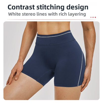 Women Running Sports Shorts Buttock Lift Gym Leggings Women Summer Shorts Cycling Slim Fit Workout Shorts High Waist Yoga Shorts