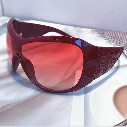 one piece sunglasses for women men vintage square shield gradient hip hop sun glasses female sexy driving shades