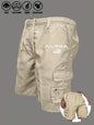 American Flag Printed Cargo Shorts Independence Day Eagle Shorts Summer Cargo Work Camping Multi-pocket Short Pants Streetwear