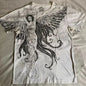 Summer Men's Breathable Round Neck T-shirt Y2K Retro Clothing Punk Hip Hop Pattern Printed Outdoor Fashion Top