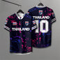 Elephant Thailand 3D Printed Rugby Collar Short Sleeve Summer Street T Shirt Man High Quality Oversized Breathable