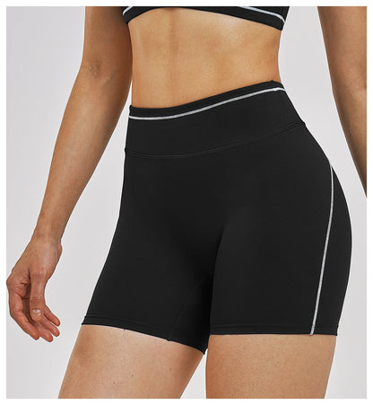 Women Running Sports Shorts Buttock Lift Gym Leggings Women Summer Shorts Cycling Slim Fit Workout Shorts High Waist Yoga Shorts