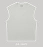 270gsm Summer Tank TopSleeveless T shirt 100% Cotton Solid Color Men Oversized Causal O-neck Basic T-shirt High Quality