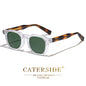 CATERSIDE Fashion Unisex Sunglasses Small Frame Square Personalized Design Sun Glasses