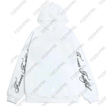 Subculture Fashion Y2K Hooded sweatshirt Harajuku Letter Print Gothic Oversized Pullover Punk Streetwear Goth Hoodie sweatshirt