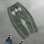 Men's Trendy Skull And Thorn Print Casual Athletic Pants Fitness Training Pants Suitable For Daily Commute And Fashionable Wear