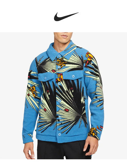 Nike Genuine JACKET SHERPA AOP Men's Casual Sports Coat DA6708-469