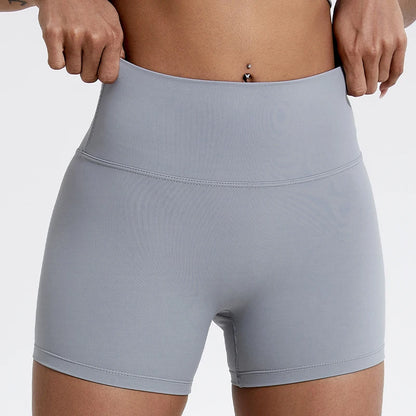 Hearuisavy Women's Sports Shorts Summer Running Fitness Shorts Gym High Waisted Yoga Pands Breathable Quick Dry Workout Leggings