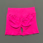 HISTELLO Women Sports Impact Shorts Seamless Low Waist Scrunch Bum Butt Lifting Stretch Gym Yoga Workout Fitness Short Leggings