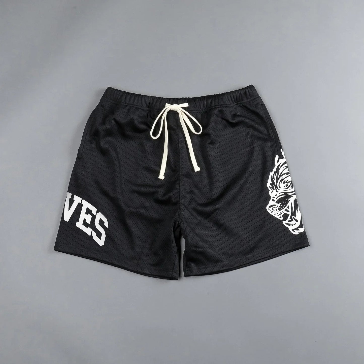 Men's Summer Streetwear Sports Casual Shorts Gym Fitness Mesh