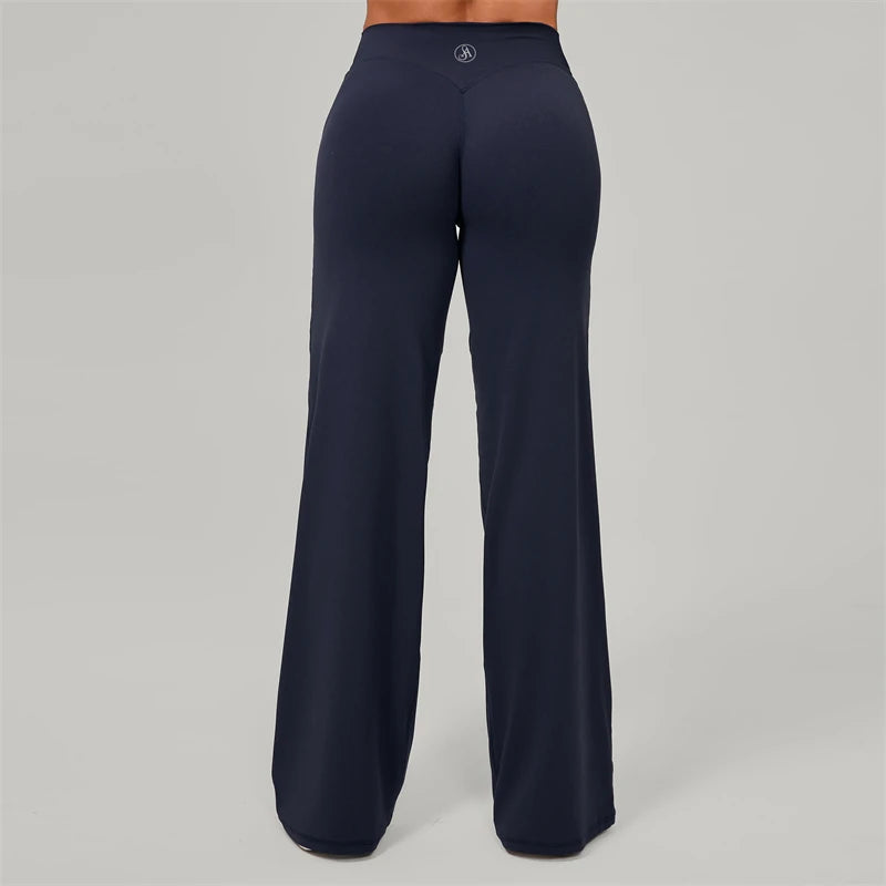 Women's Yoga Pants Versatile Loose Wide-Leggings Fitness Hip-Lifting Pants