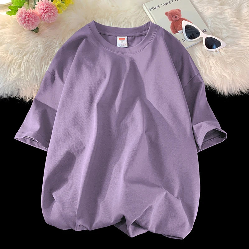 Men's T Shirt Casual Loose Cotton Short Sleeve T-Shirt Men Top Tee shirt Men